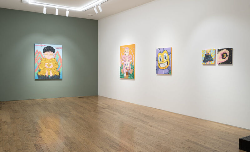 갤러리 전시 공간 - 팝아트 작품 전시