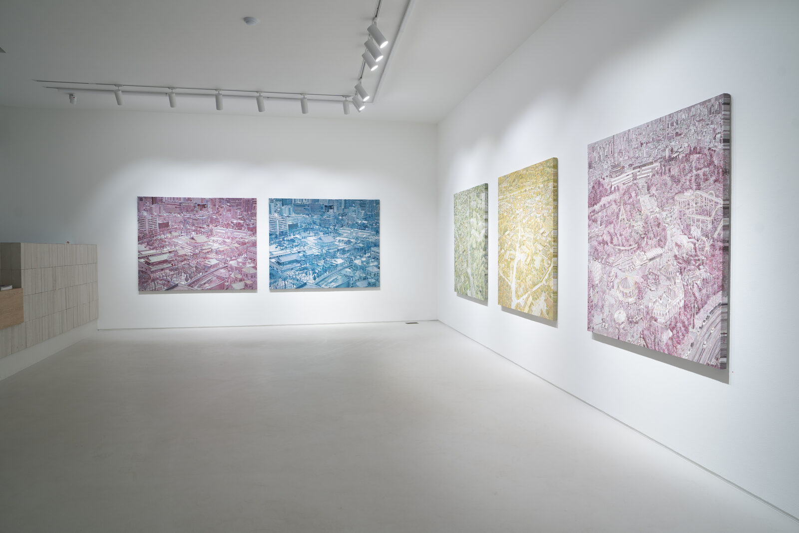 노화랑 갤러리 전시 전경 - 대형 작품 설치 공간